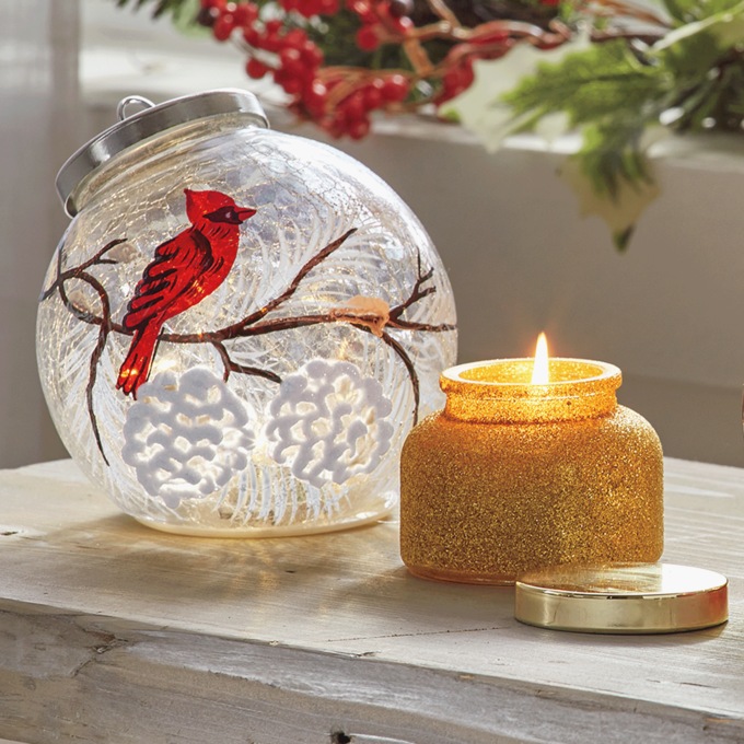 Lit Ornament and Candle Gift Set, , large
