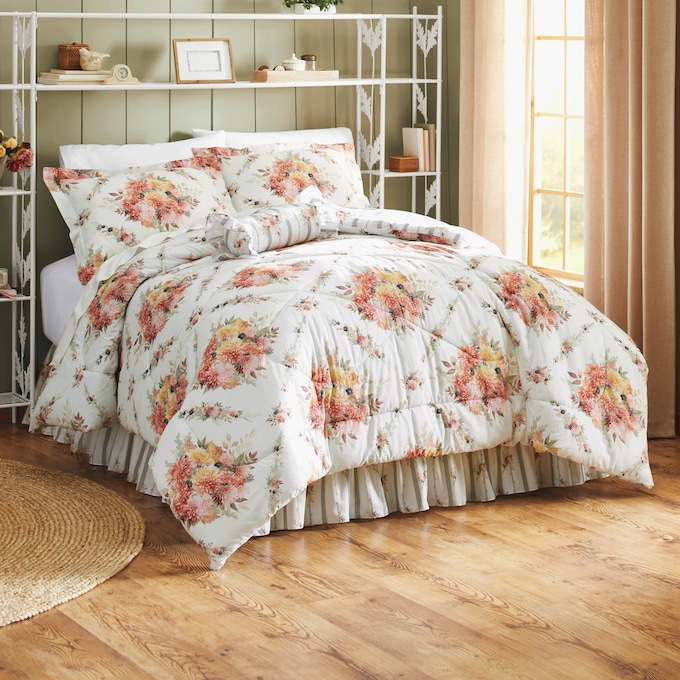 Nottingham Floral Comforter Set, , large