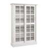 Merrick Sliding-Door Media Cabinet, White, large