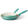 GreenPan Rio Set of 2 Fry Pans, Turquoise, large