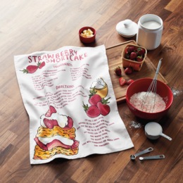 Strawberry Towel, , large