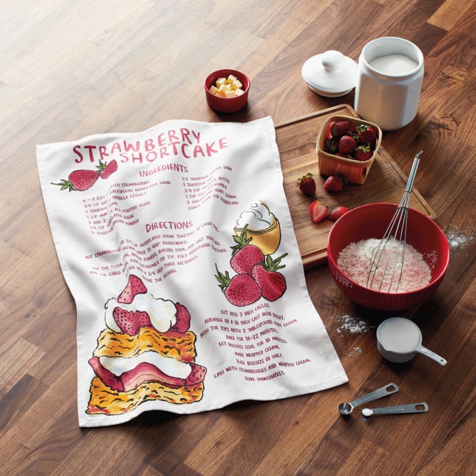 Strawberry Towel, , large