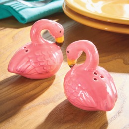 Flamingo Salt &amp; Pepper Shakers, , large