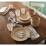 36-Piece Solid Round Dinnerware Set, Natural, large