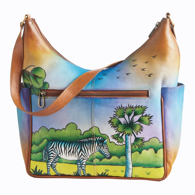 Animal Kingdom Hand Painted Bag, , large