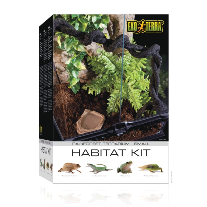 Exo Terra Habitat Kit Small Rainforest Terrarium, , large