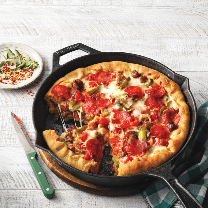 Taste of Home 12" Pre-Seasoned Cast Iron Skillet, , large