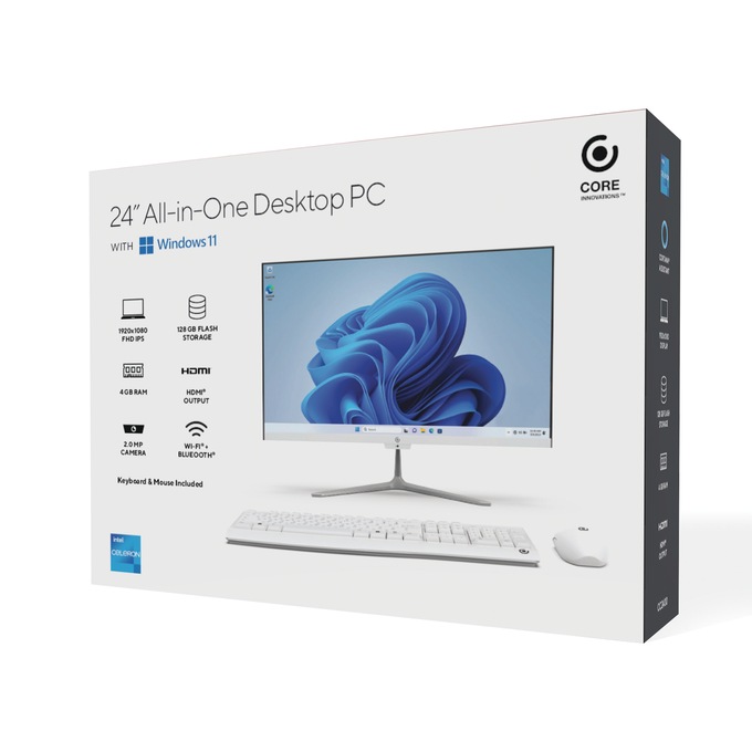 Core Innovations 24" All-In-One Desktop PC, , large