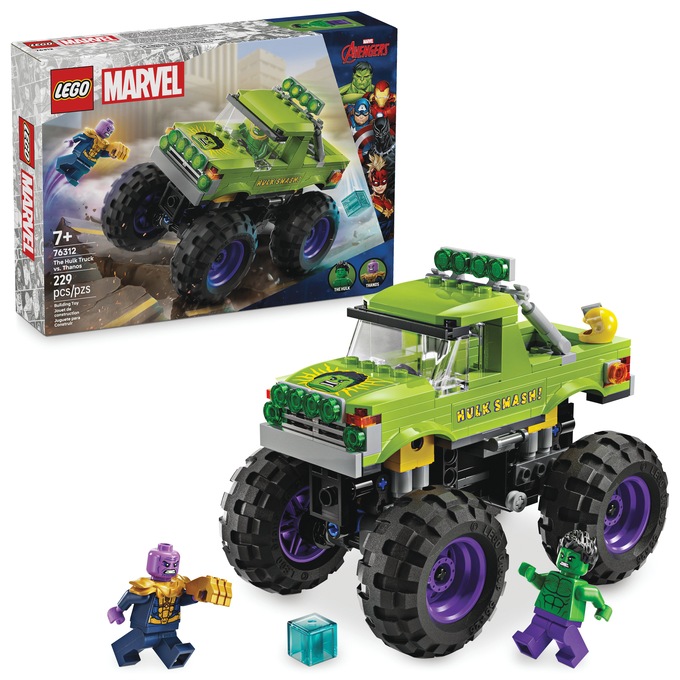 LEGO Marvel The Hulk Truck vs. Thanos, , large