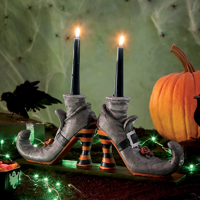Witch Shoes Candleholder, , large