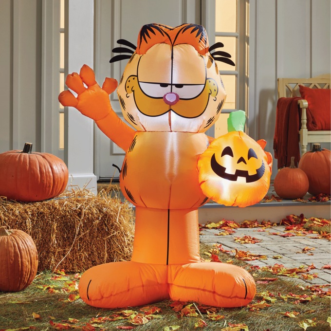 Garfield&rsquo;s Jack-o-Lantern Inflatable, , large