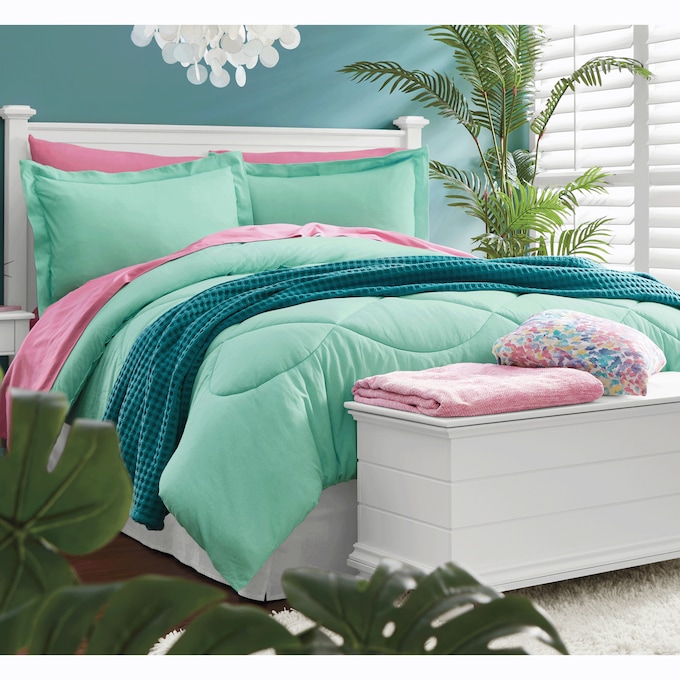 Jersey Puff 3-Piece Comforter Set, , large