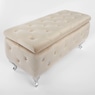 Crystal Tufted Storage Bench, , large