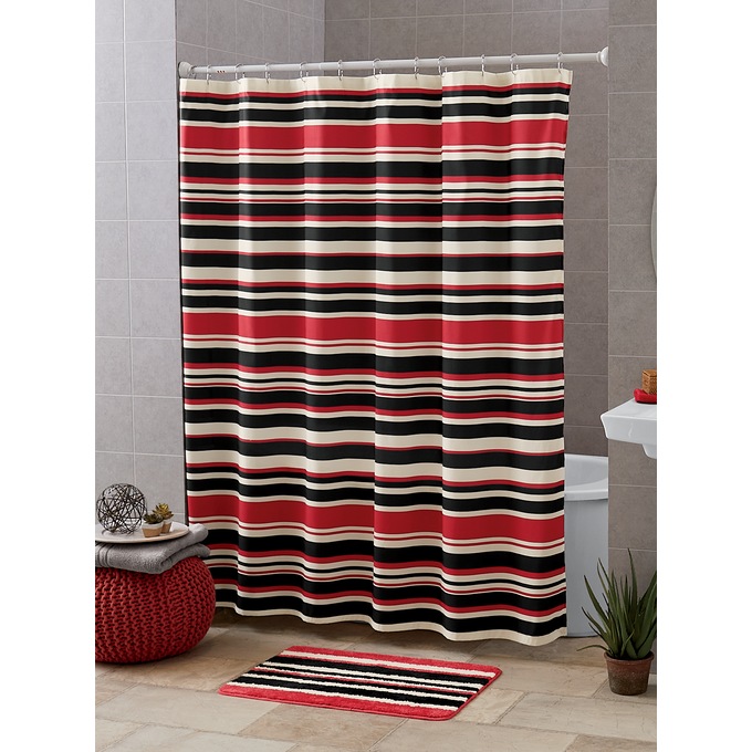 2-Piece Serene Stripe Bath Set, , large