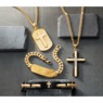 Men's Faith Necklace & Bracelet Set, , large