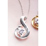 Cubic Zirconia Always in Heart Pendant, , large