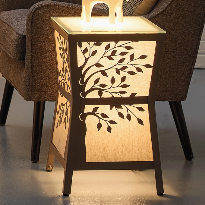 Vera Lit End Table, , large