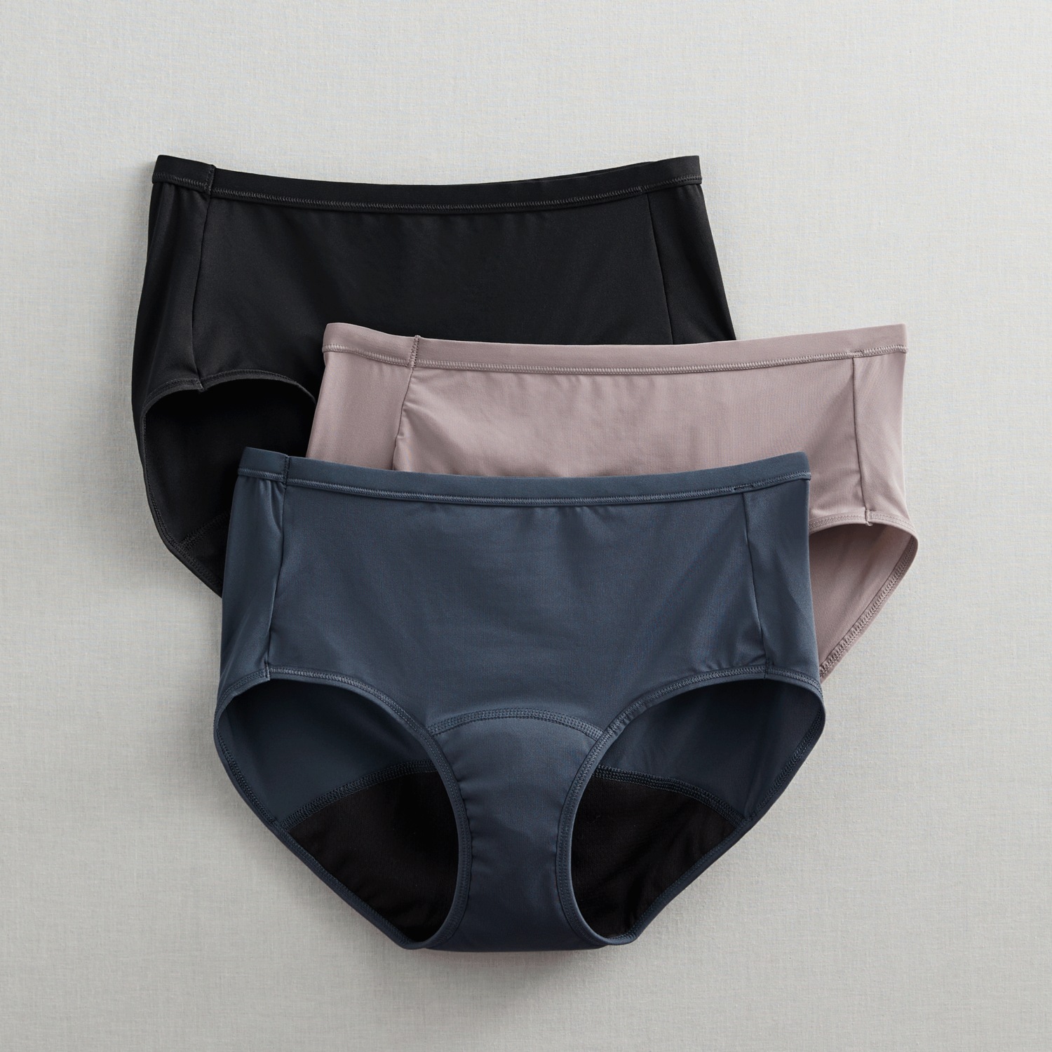 パンツ BIO wear / JEANS WITH UNDERWEAR / M Hanes 3-Pack Comfort Period Briefs Underwear with Leak Protection