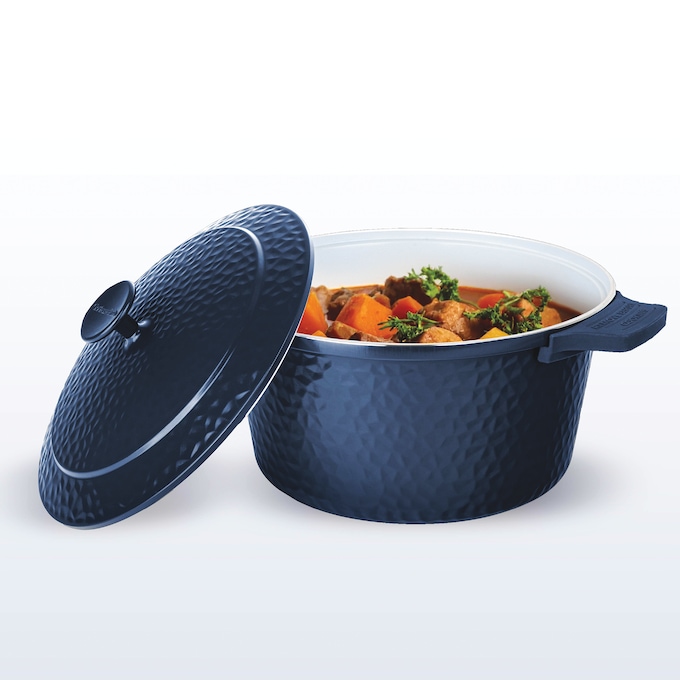 Gotham Steel 5-Quart Hammered Dutch Oven, , large