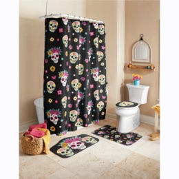 Day of the Dead Bath Set, , large