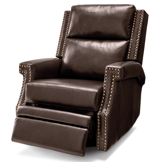Nailhead Swivel Rocker Recliner, , large