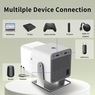 Intelligent Galaxy Mini LCD Projector, White, large