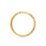 14K Gold Nano Diamond Resin 4mm Diamond-Cut Band, , large