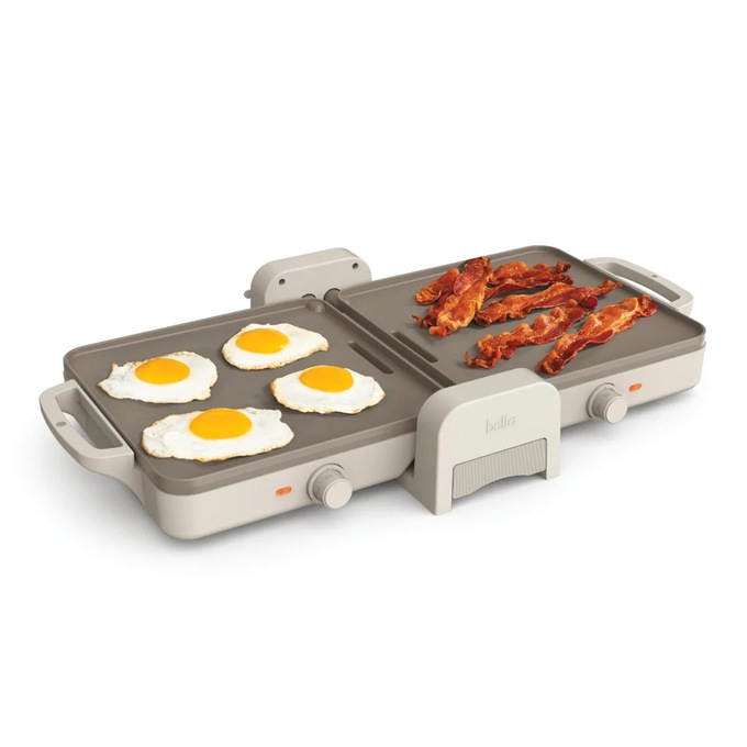 Buy Both & Save: Bella Waffle Maker and Griddle, Oatmilk, large