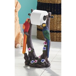 Macaw Toilet Paper Holder, , large