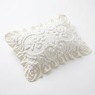 Adeline Chenille Sham with Ruffled Edges, White, large