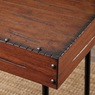 Industrial-Style Leeds End Table, Wood, large