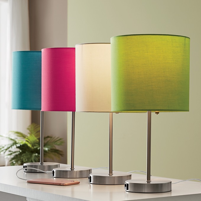 Brighton USB Table Lamp, , large
