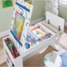 Kids&rsquo; Paper-Dispensing Easel Art Desk, , large