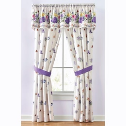 Butterfly Floral Panel Pair, , large