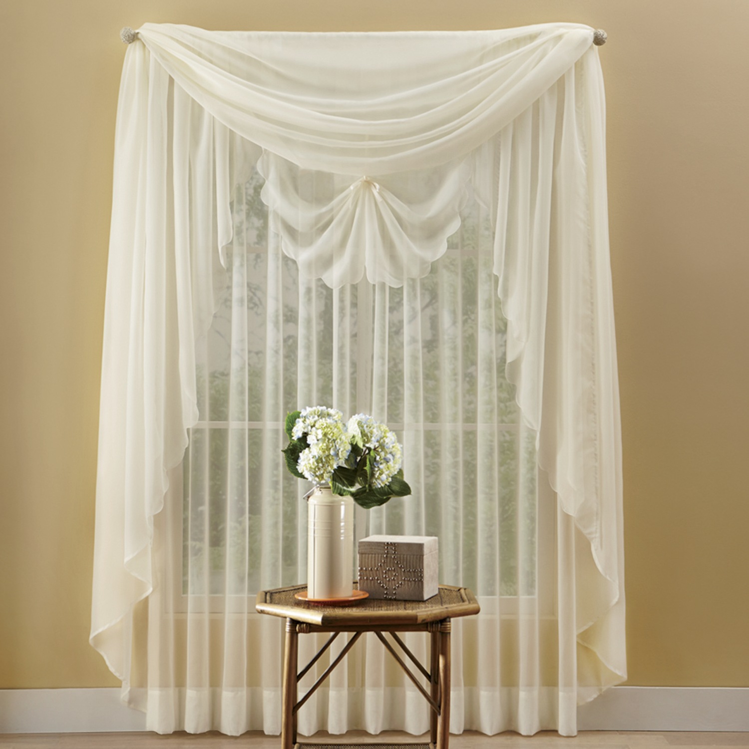Emelia Sheer Voile Window Treatments | Seventh Avenue
