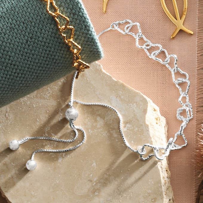 Adjustable Heart Bracelet, , large