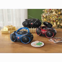 JENSEN Portable Stereo with CD Player &amp; AM/FM Radio, , large