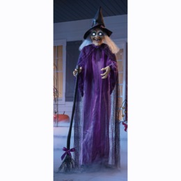Standing Witch with Broom, , large