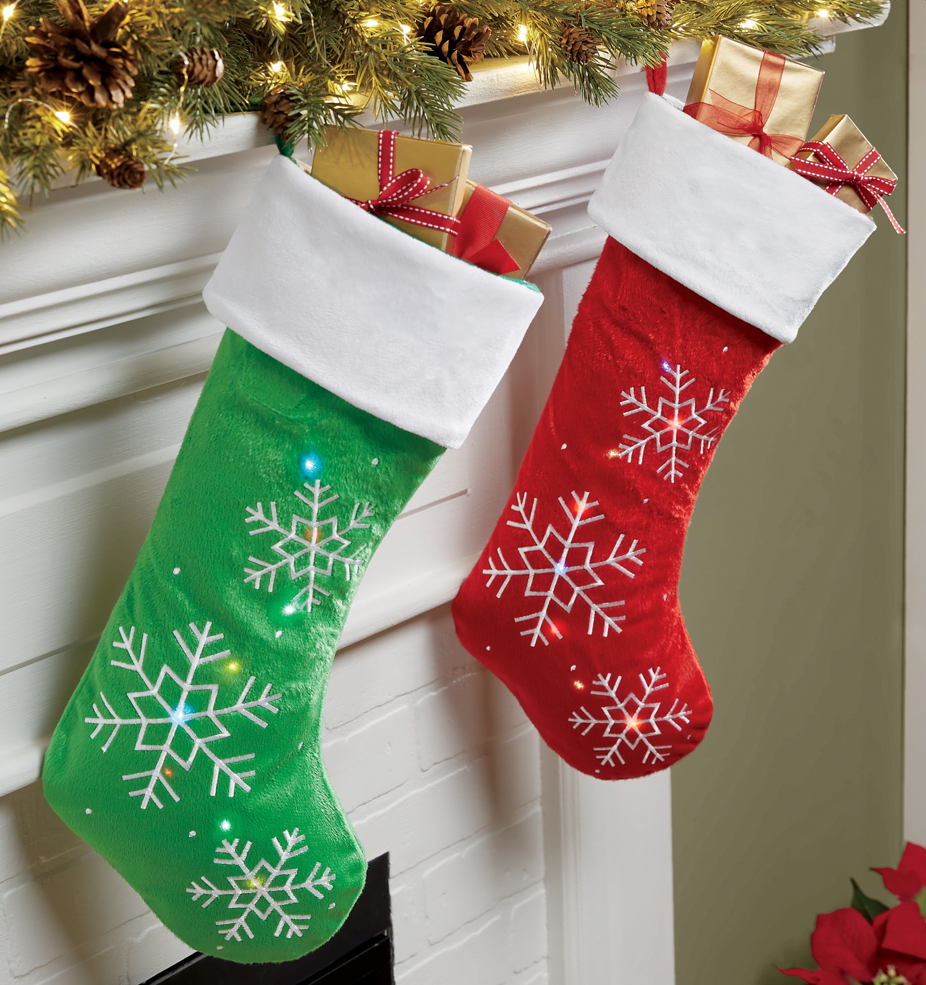 Snowflake Stocking, , large