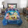 Spongebob Comforter Set - Twin/Full, Blue, large