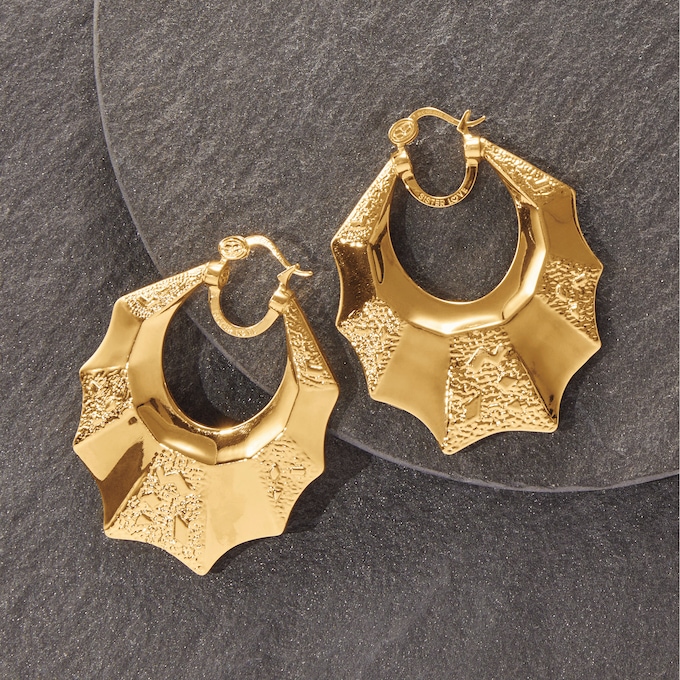 Sister Love Goldie Hoops, , large