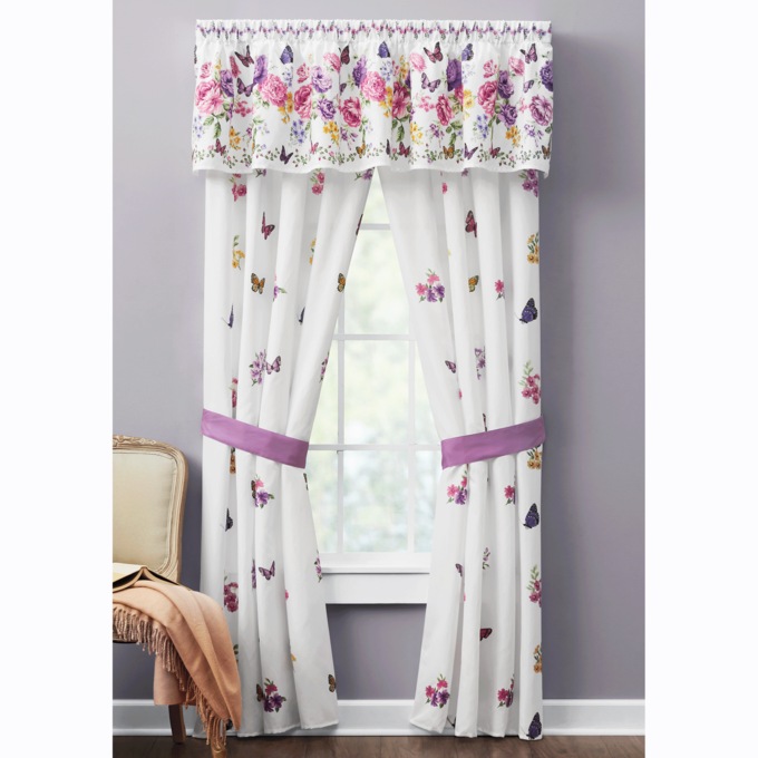 Butterfly Floral Panel Pair, , large