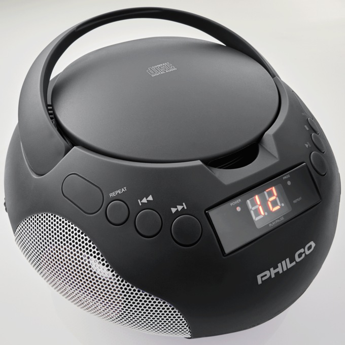 Stereo CD Boom Box with AM/FM Radio, , large