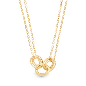 10K Gold 3-Link Necklace, , large