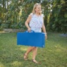 Portable Picnic Table, Blue, large