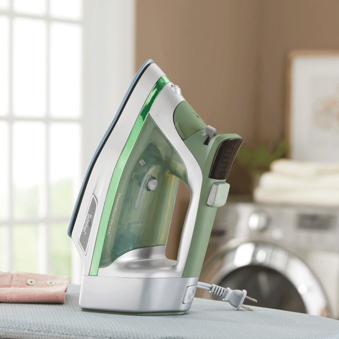 Hamilton Beach Durathon Digital Nonstick Iron, Green, large