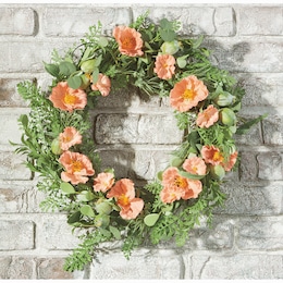 Poppy and Pods Wreath, , large