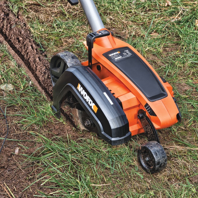 Worx 12-Amp Electric 7.5" Lawn Edger/Trencher, Black, large