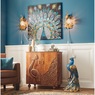 Embellished Peacock Wall Art, , large