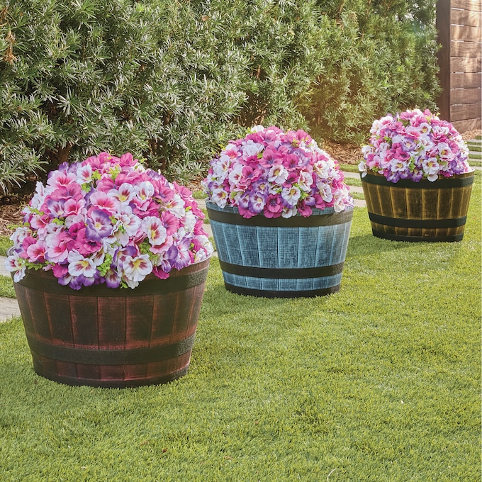 Whisky Barrel Planter, , large